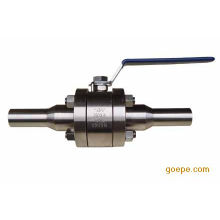 with 100mm Pipe Ends 3PCS Forged Steel Floating Ball Valve (Q61F/N/PEEK)